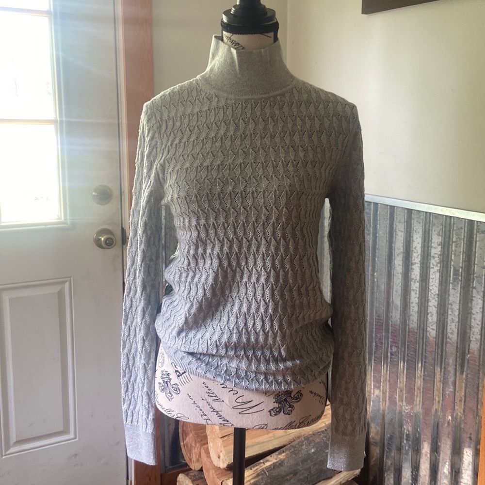 Gap Pointelle Turtleneck Sweater